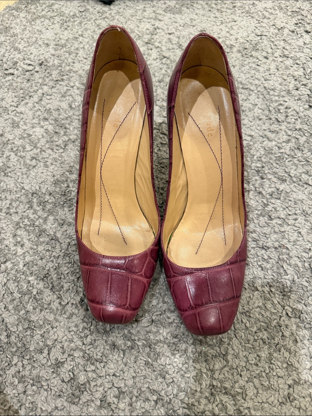 kate spade Purple Leather Pumps